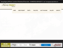 Tablet Screenshot of kasangregency.com